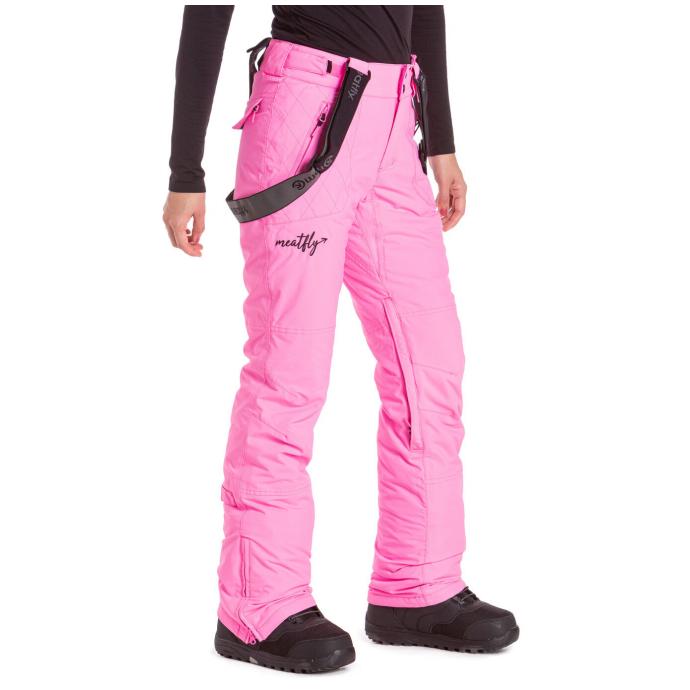 Сноубордические брюки MEATFLY «FOXY PANTS»  - FOXY-Pink Killer - Цвет Розовый - Фото 2