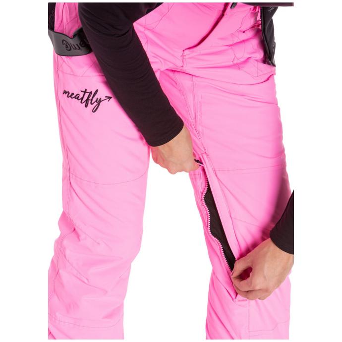 Сноубордические брюки MEATFLY «FOXY PANTS»  - FOXY-Pink Killer - Цвет Розовый - Фото 4