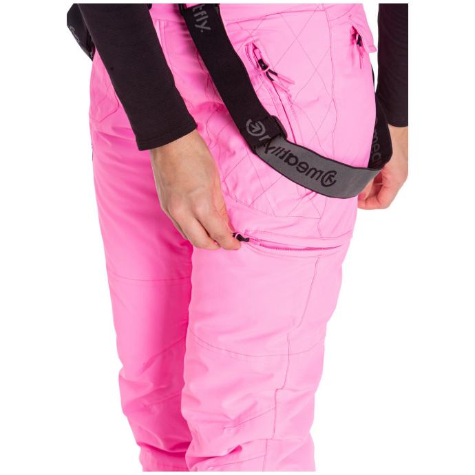 Сноубордические брюки MEATFLY «FOXY PANTS»  - FOXY-Pink Killer - Цвет Розовый - Фото 5