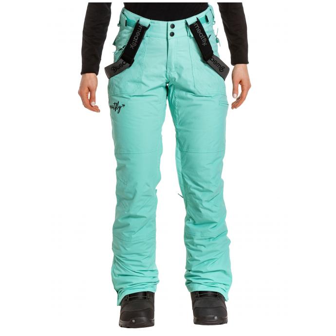Сноубордические брюки MEATFLY «FOXY PANTS»  - FOXY-Mint - Цвет Голубой - Фото 1