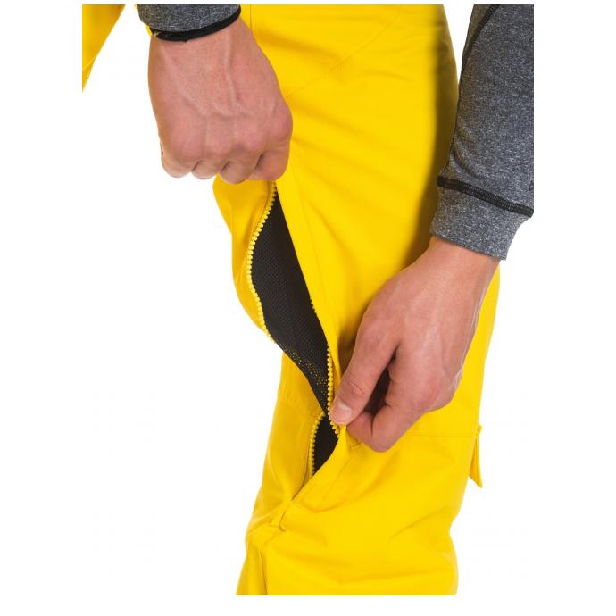Сноубордические брюки MEATFLY «GHOST PANTS»  - GHOST-Super Lemon - Цвет Желтый - Фото 4