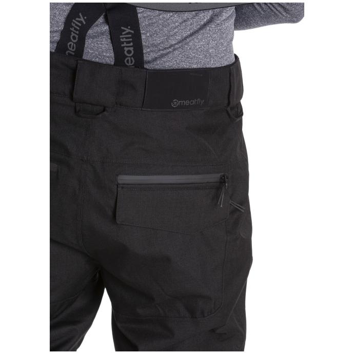 Сноубордические брюки MEATFLY «GNAR PANTS»  - GNAR-Black - Цвет Черный - Фото 4