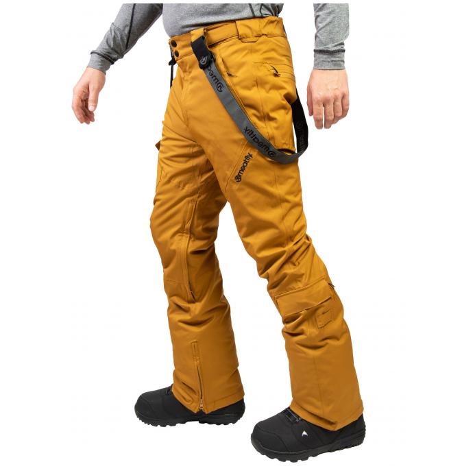 Сноубордические брюки MEATFLY «GHOST PREMIUM PANTS»  - GHOST PREMIUM-Wood - Цвет Коричневый - Фото 4