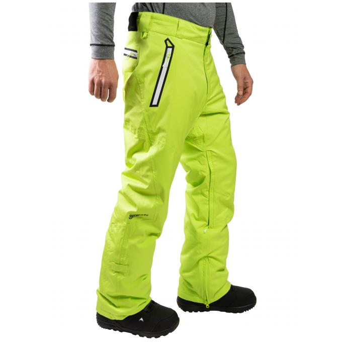 Сноубордические брюки MEATFLY «LORD PREMIUM PANTS»  - LORD PREMIUM-Lime - Цвет LIME - Фото 3