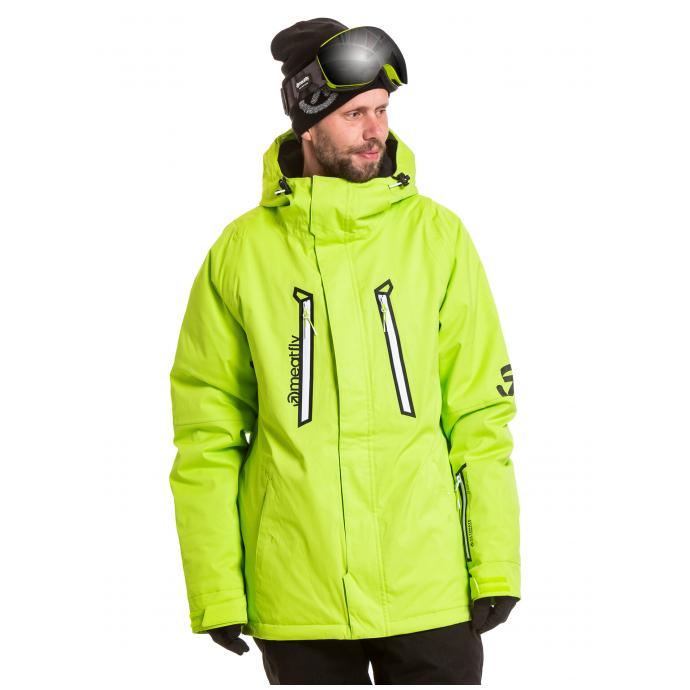 Сноубордическая куртка MEATFLY «DODGE PREMIUM» - DODGE-LIME - Цвет LIME - Фото 1