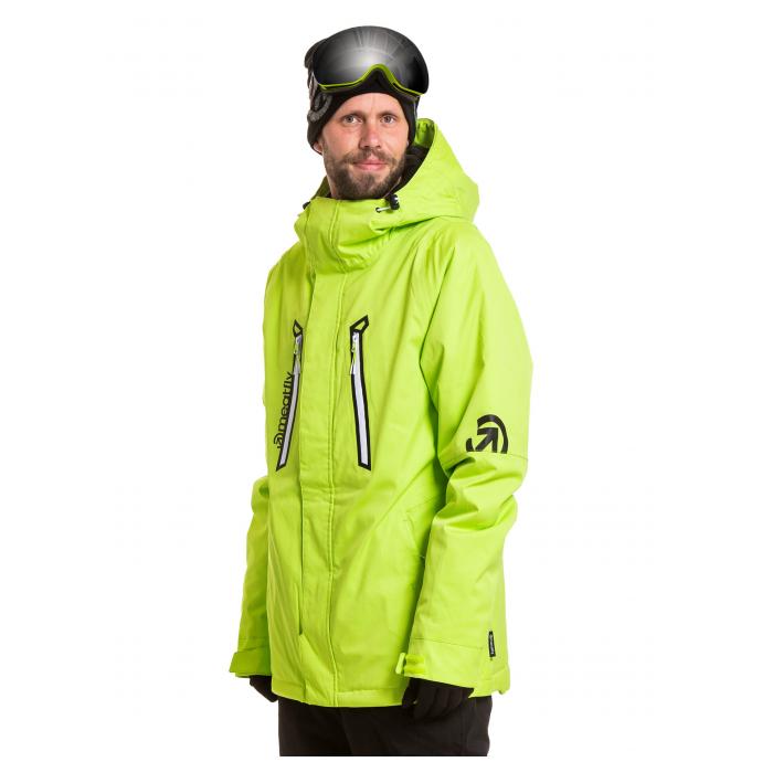 Сноубордическая куртка MEATFLY «DODGE PREMIUM» - DODGE-LIME - Цвет LIME - Фото 3