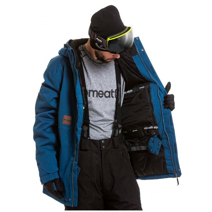 Сноубордическая куртка MEATFLY «MICK PREMIUM»  - MICK-Petrol - Цвет Синий - Фото 4