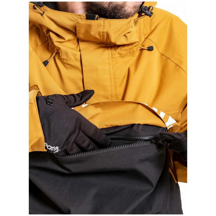 Сноубордическая куртка MEATFLY «SLINGER PREMIUM» - SLINGER PREMIUM-Wood/Black - Цвет Коричневый - Фото 3