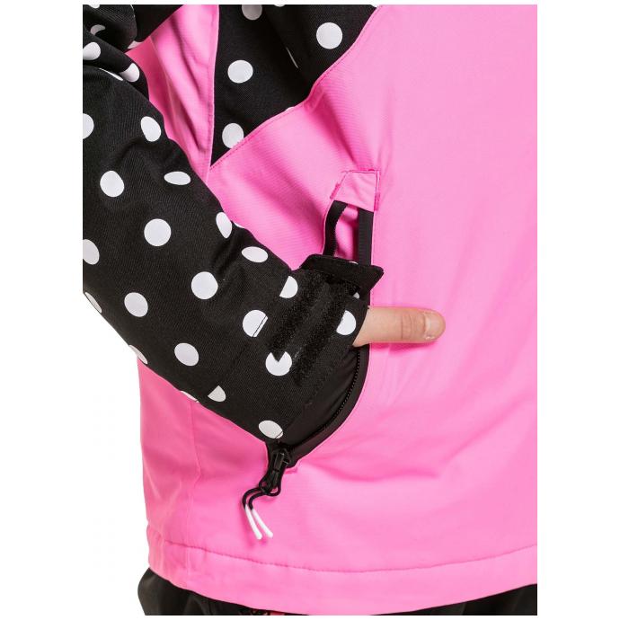 КУРТКА ПОДРОСТК. MEATFLY «DELIAH JACKET» - DEBORAH JACKET-PINK KILLER/WHITE DOT - Цвет Розовый - Фото 6