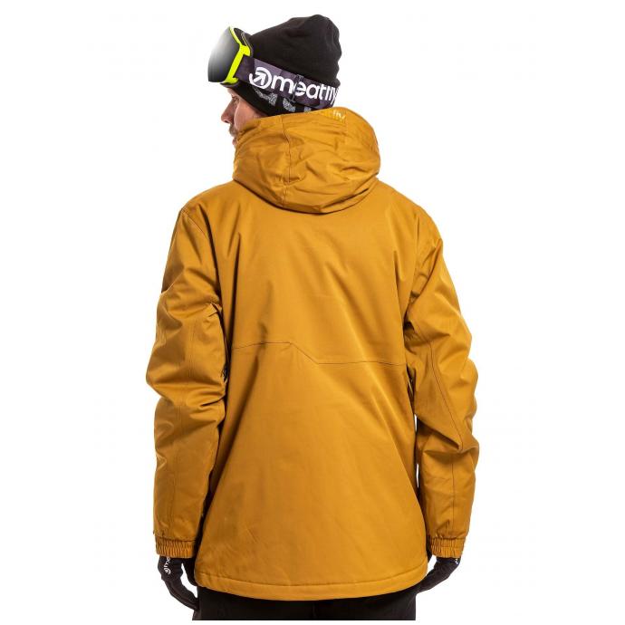 Сноубордическая куртка MEATFLY «MICK PREMIUM»  - MICK-WOOD - Цвет Коричневый - Фото 3