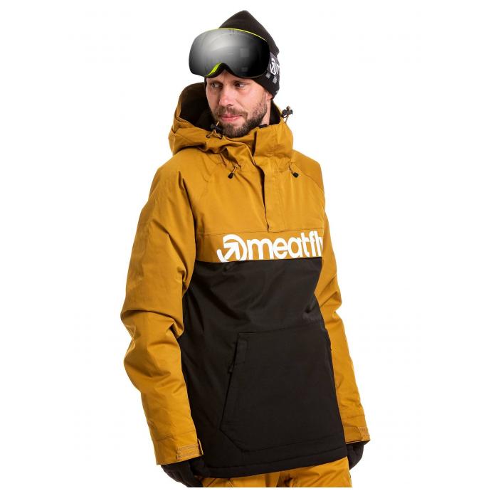 Сноубордическая куртка MEATFLY «SLINGER PREMIUM» - SLINGER PREMIUM-Wood/Black - Цвет Коричневый - Фото 4