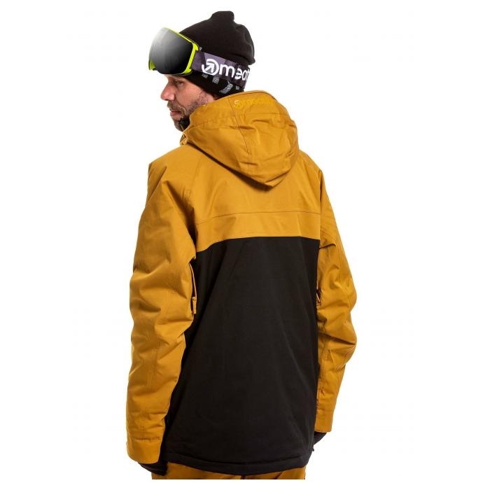 Сноубордическая куртка MEATFLY «SLINGER PREMIUM» - SLINGER PREMIUM-Wood/Black - Цвет Коричневый - Фото 5