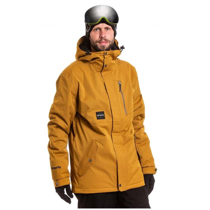 Сноубордическая куртка MEATFLY «MICK PREMIUM»  - MICK-WOOD - Цвет Коричневый - Фото 1