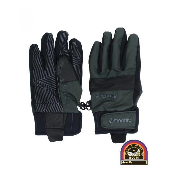 Сноубордические перчатки для пайпа MEATFLY «PIPE GLOVE» - MEATFLY «PIPE GLOVE» (black) - Цвет Черный - Фото 1