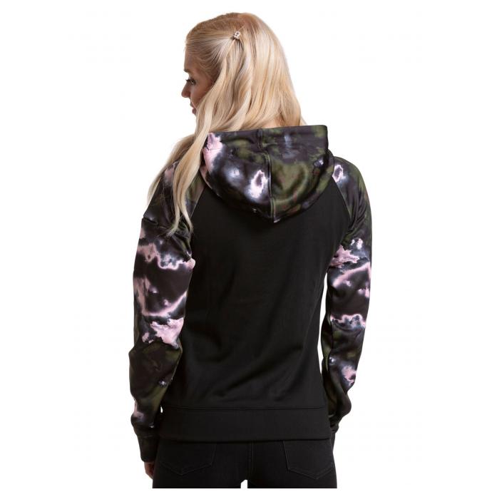 ТОЛСТОВКА ИЗ ФЛИСА MEATFLY «ALISHA» - ALISHA-Storm Camo Pink/Black - Цвет Черный - Фото 4