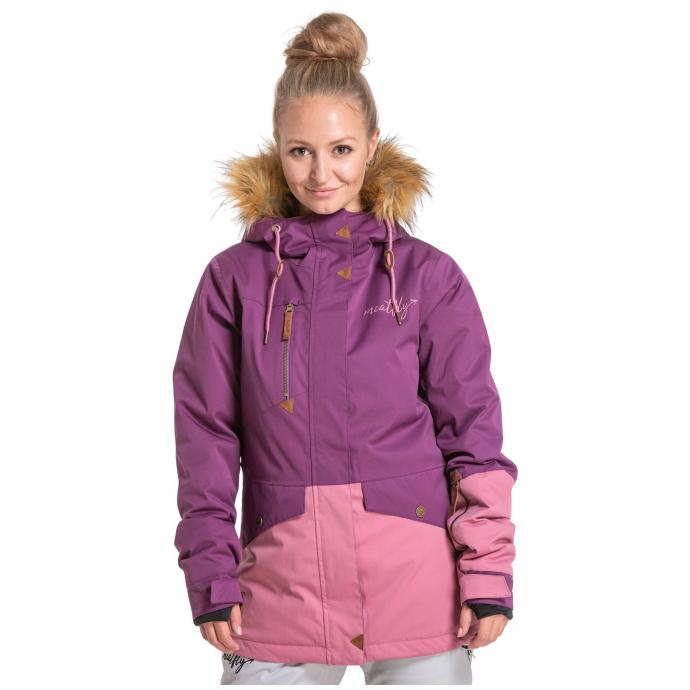 Сноубордическая куртка MEATFLY «ATHENA PREMIUM JACKET» - ATHENA2 PREMIUM-PLUM/DUSTY ROSE - Цвет Розовый - Фото 1