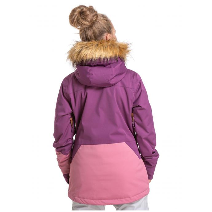 Сноубордическая куртка MEATFLY «ATHENA PREMIUM JACKET» - ATHENA2 PREMIUM-PLUM/DUSTY ROSE - Цвет Розовый - Фото 4
