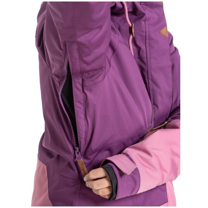 Сноубордическая куртка MEATFLY «ATHENA PREMIUM JACKET» - ATHENA2 PREMIUM-PLUM/DUSTY ROSE - Цвет Розовый - Фото 6