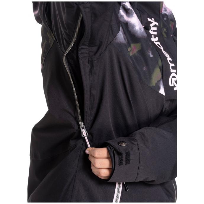 Сноубордическая куртка MEATFLY «KIRSTEN PREMIUM»  - KIRSTEN PREMIUM-Storm Camo Pink/Black- - Цвет Черный - Фото 4