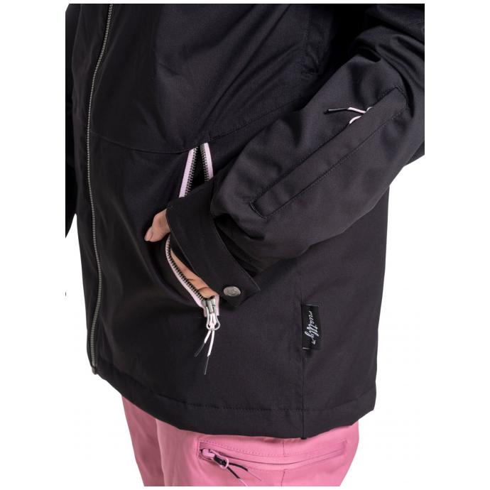 Сноубордическая куртка MEATFLY «KIRSTEN PREMIUM»  - KIRSTEN PREMIUM-Storm Camo Pink/Black- - Цвет Черный - Фото 5