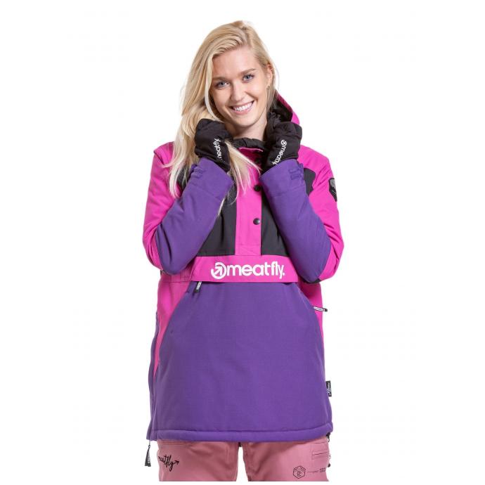 Сноубордическая куртка MEATFLY «AIKO»  - AIKO-1-PETUNIA/BLACK - Цвет Фиолетовый - Фото 3