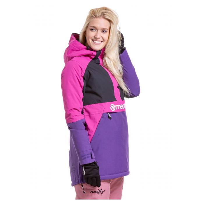 Сноубордическая куртка MEATFLY «AIKO»  - AIKO-1-PETUNIA/BLACK - Цвет Фиолетовый - Фото 5