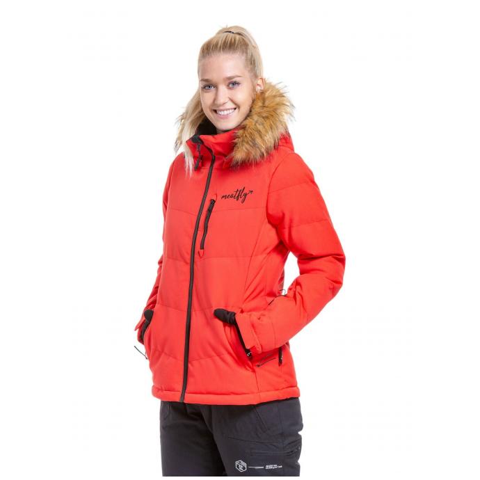 Сноубордическая куртка MEATFLY «BONIE»  - BONIE-1-FERRARI RED - Цвет Красный - Фото 5