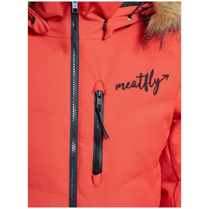 Сноубордическая куртка MEATFLY «BONIE»  - BONIE-1-FERRARI RED - Цвет Красный - Фото 8