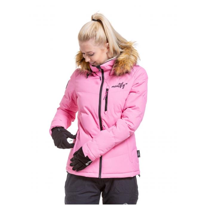 Сноубордическая куртка MEATFLY «BONIE»  - BONIE-2-HOT PINK - Цвет Розовый - Фото 3