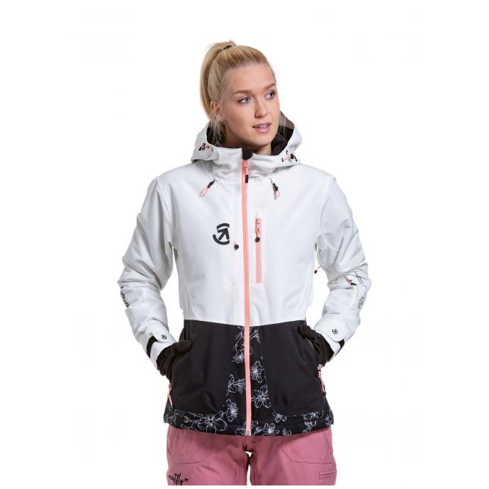 Сноубордическая куртка MEATFLY «GAIA JACKET»  - GAIA-1-WHITE - Цвет Белый - Фото 3