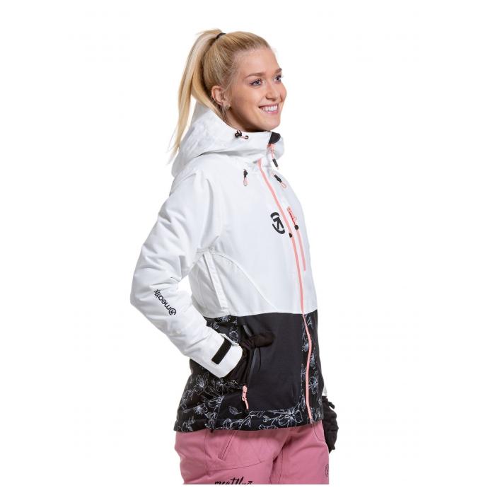 Сноубордическая куртка MEATFLY «GAIA JACKET»  - GAIA-1-WHITE - Цвет Белый - Фото 4