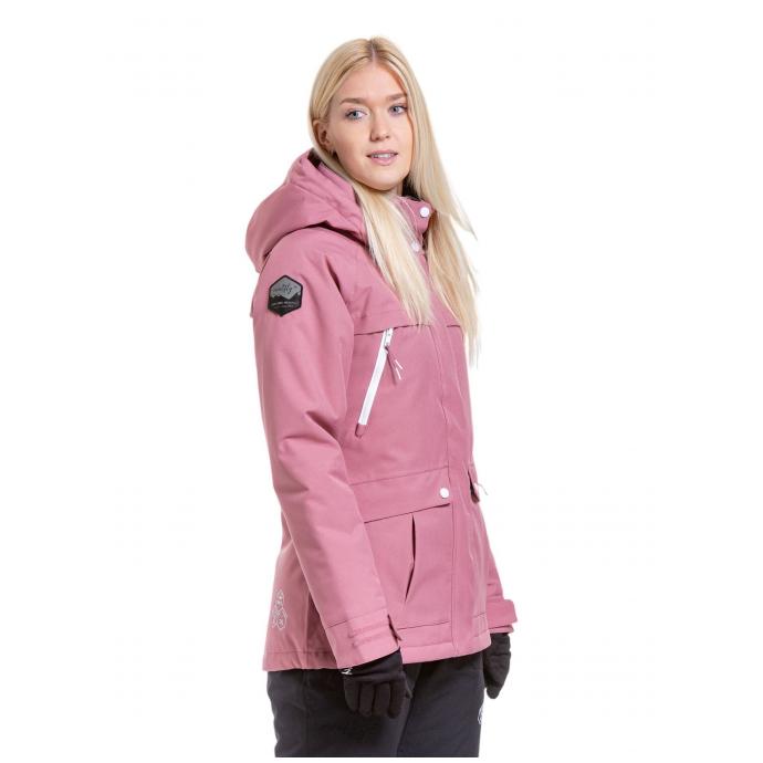 Сноубордическая куртка MEATFLY «TERRA»  - TERRA-1-DUSTY ROSE - Цвет Розовый - Фото 3