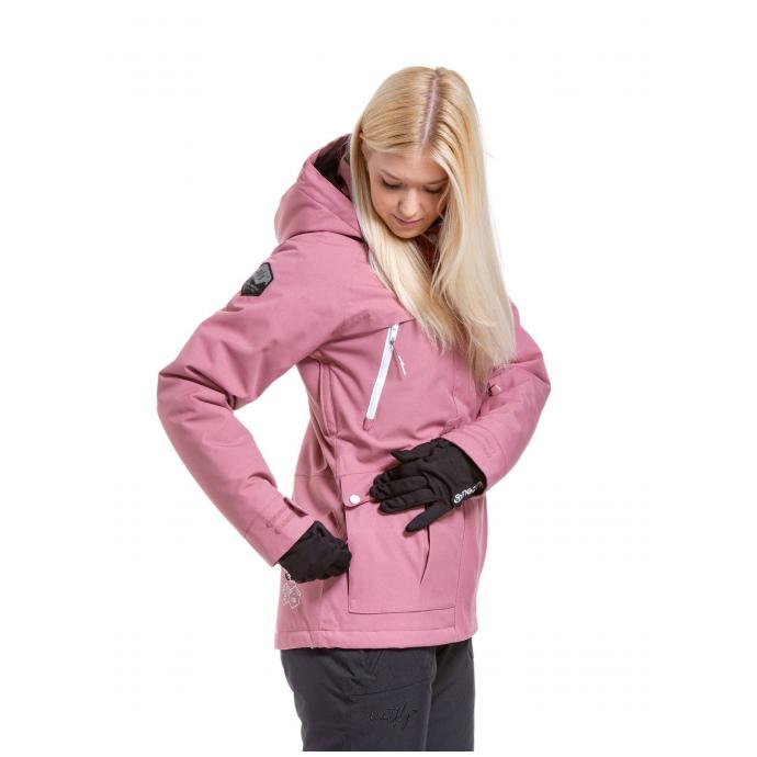 Сноубордическая куртка MEATFLY «TERRA»  - TERRA-1-DUSTY ROSE - Цвет Розовый - Фото 4
