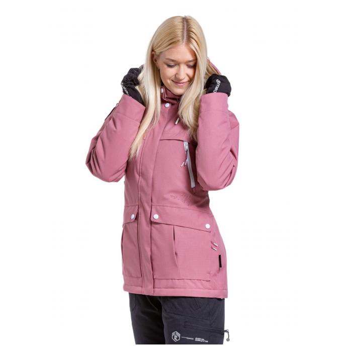 Сноубордическая куртка MEATFLY «TERRA»  - TERRA-1-DUSTY ROSE - Цвет Розовый - Фото 5