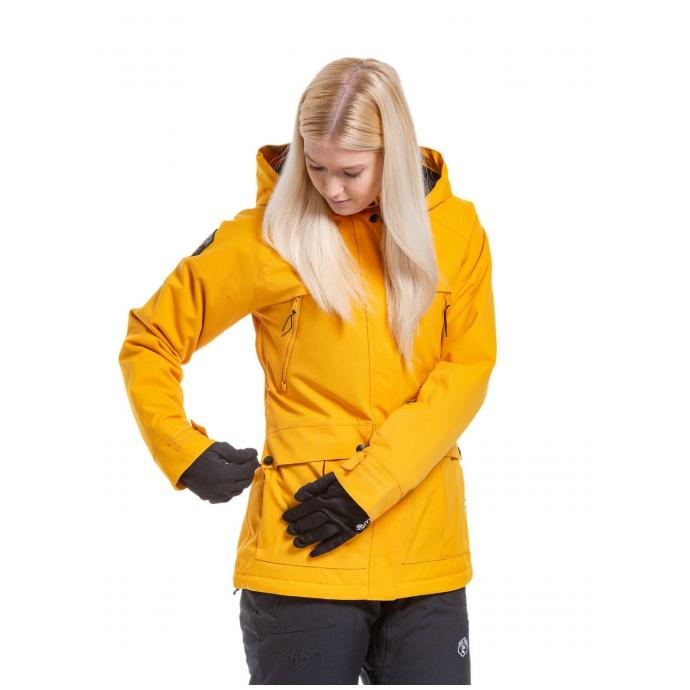 Сноубордическая куртка MEATFLY «TERRA»  - TERRA-2-SUNFLOWER - Цвет Желтый - Фото 4