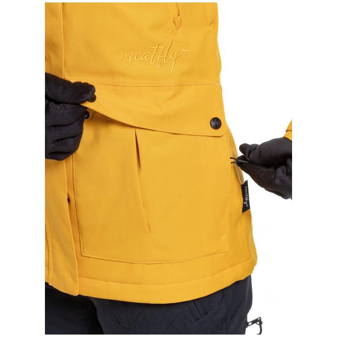 Сноубордическая куртка MEATFLY «TERRA»  - TERRA-2-SUNFLOWER - Цвет Желтый - Фото 9