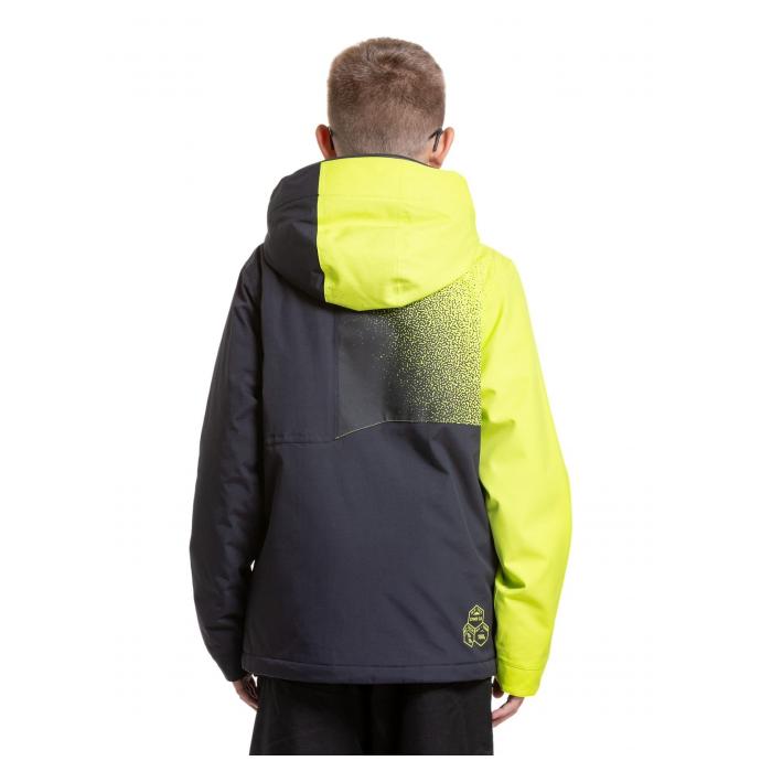 КУРТКА ПОДРОСТК. MEATFLY «BANGITO JACKET» - BANGITO-4-ACID LIME/BLACK - Цвет Черный - Фото 2