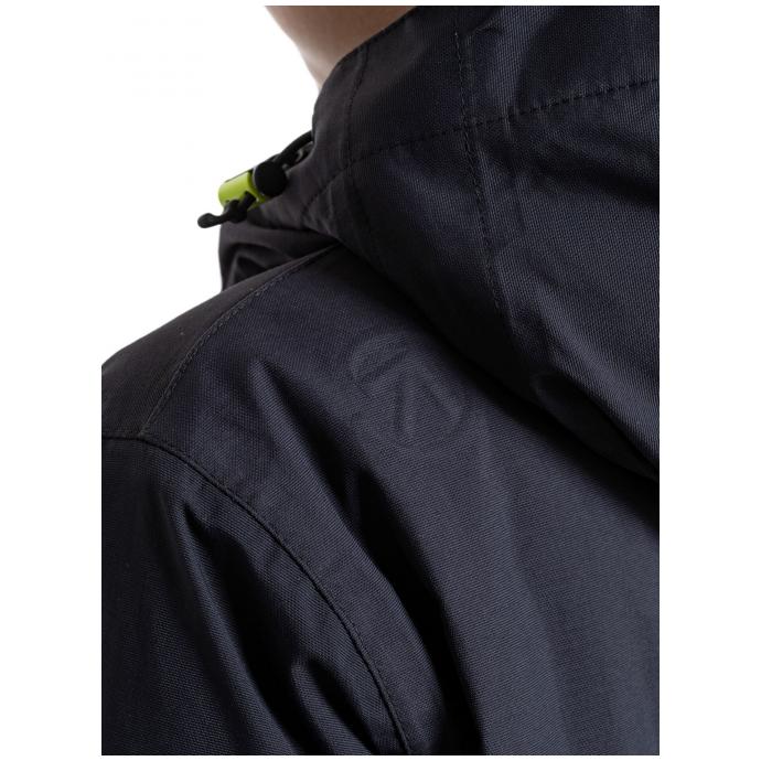 КУРТКА ПОДРОСТК. MEATFLY «BANGITO JACKET» - BANGITO-4-ACID LIME/BLACK - Цвет Черный - Фото 7