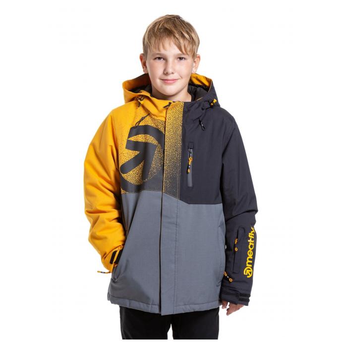 КУРТКА ПОДРОСТК. MEATFLY «BANGITO JACKET» - BANGITO-3-SUNFLOWER/DARK GREY - Цвет Серый - Фото 4