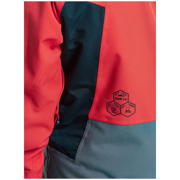 Сноубордическая куртка MEATFLY CRONOS - CRONOS-3-FERRARI RED/DARK GREY - Цвет Красный - Фото 7