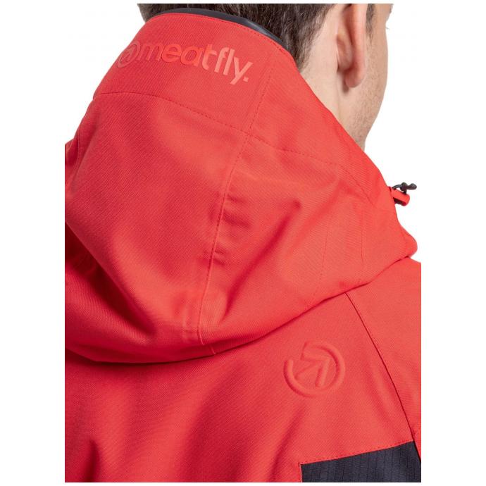 Сноубордическая куртка MEATFLY CRONOS - CRONOS-3-FERRARI RED/DARK GREY - Цвет Красный - Фото 9