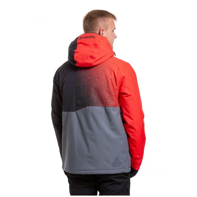 Сноубордическая куртка MEATFLY SHADER - SHADER-3-FERRARI RED/DARK GREY - Цвет Красный - Фото 2