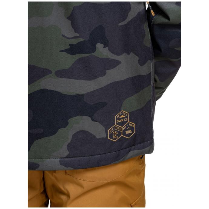 Сноубордическая куртка MEATFLY SHADER - SHADER-1-RAMPAGE CAMO - Цвет Желтый, Голубой - Фото 6