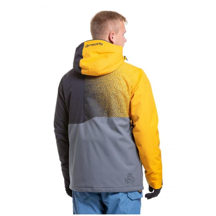 Сноубордическая куртка MEATFLY SHADER - SHADER-2-SUNFLOWER/DARK GREY - Цвет Серый - Фото 2