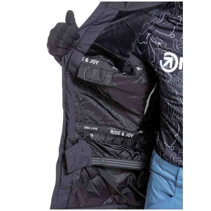 Сноубордическая куртка MEATFLY SHADER - SHADER-2-SUNFLOWER/DARK GREY - Цвет Серый - Фото 12