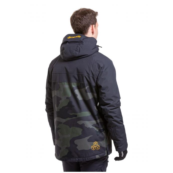 Сноубордическая куртка MEATFLY SLINGER JACKET - SLINGER-1-RAMPAGE CAMO - Цвет Черный - Фото 2