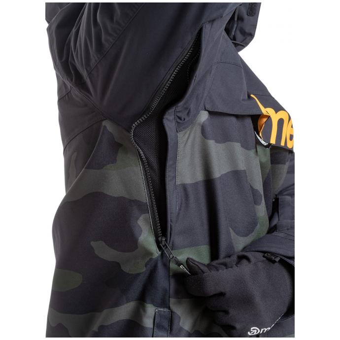 Сноубордическая куртка MEATFLY SLINGER JACKET - SLINGER-1-RAMPAGE CAMO - Цвет Черный - Фото 8