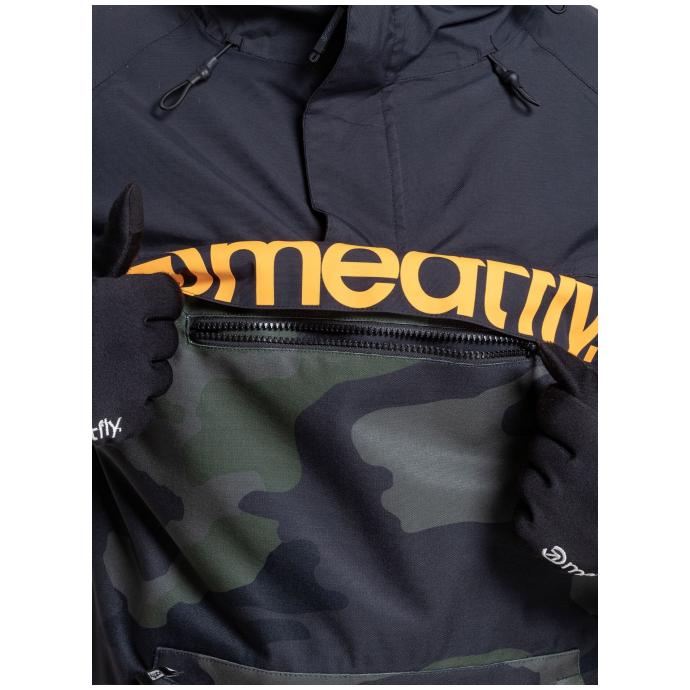 Сноубордическая куртка MEATFLY SLINGER JACKET - SLINGER-1-RAMPAGE CAMO - Цвет Черный - Фото 9