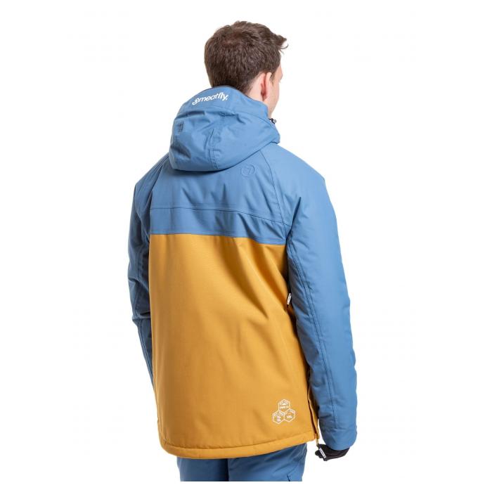 Сноубордическая куртка MEATFLY SLINGER JACKET - SLINGER-2-WOOD/SLATE BLUE - Цвет Коричневый - Фото 2