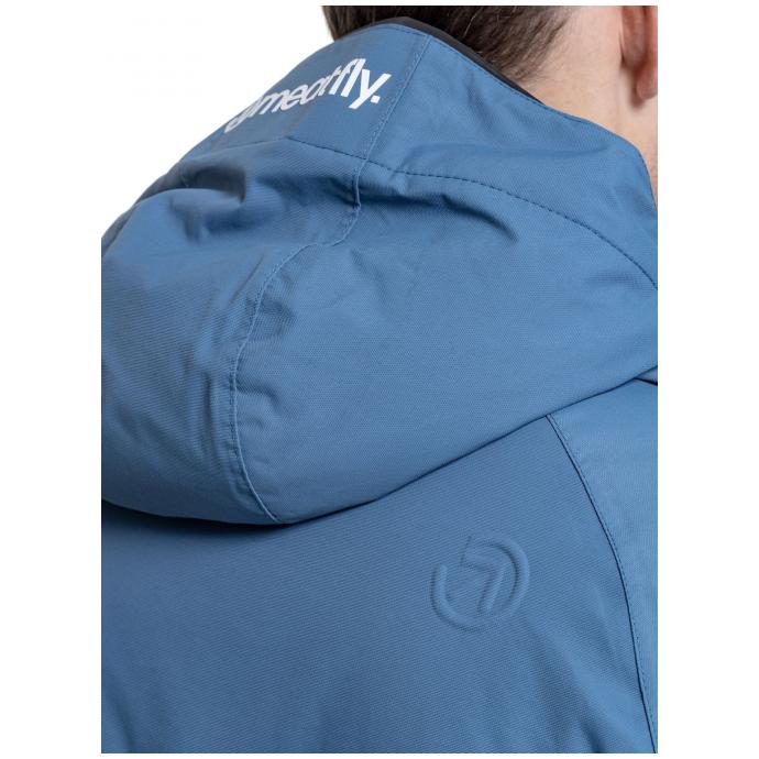 Сноубордическая куртка MEATFLY SLINGER JACKET - SLINGER-2-WOOD/SLATE BLUE - Цвет Коричневый - Фото 6